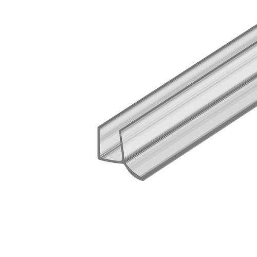 Glass Warehouse SEG-PVCS0138-CL Segue 95 Dual Durometer PVC Seal and Wipe for 3/8 Glass