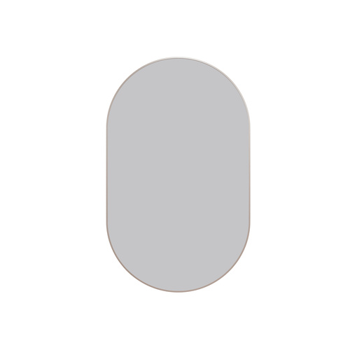 Inara 22 in. x 36 in. Pill Mirror Brushed Nickel