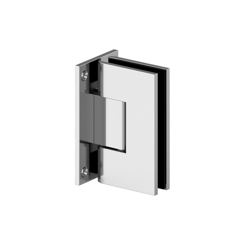 Volans Wall Mount Full Back Plate Hinge Chrome