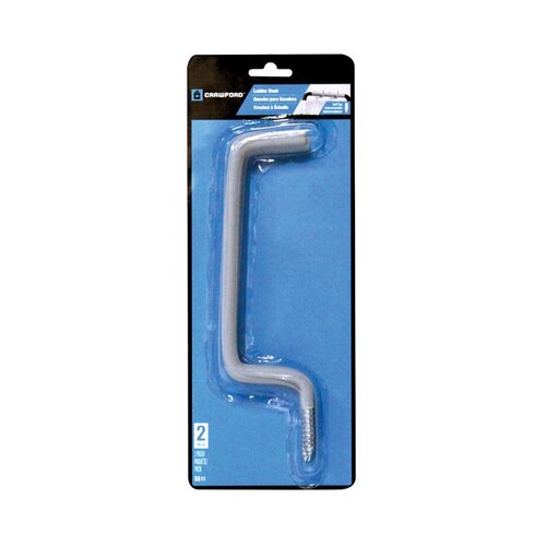 HOOK LDR THRD STL GRAY 1/4X8IN - pack of 2