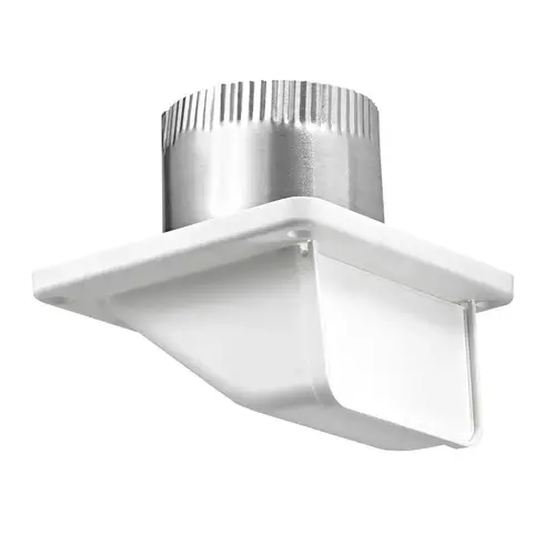 LAMBRO INDUSTRIES 143WTP 4 In. Plastic Soffit Exhaust Vent, White, 3 In. Pipe