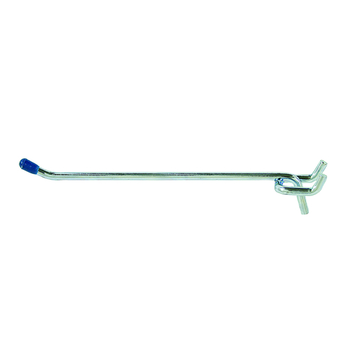 Peg Hooks Zinc Plated Silver Steel 6" Zinc Plated