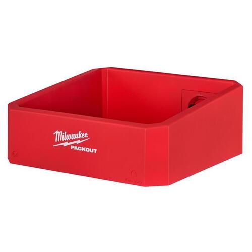 Milwaukee 48-22-8347 Compact Shelf Packout Shop Storage 9.5" W X 3.6" H Garage Organizer Black/Red Black/Red