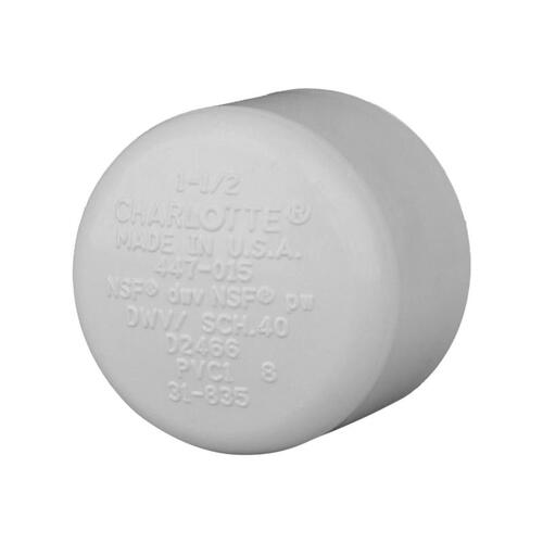 Cap Schedule 40 1-1/2" Slip PVC