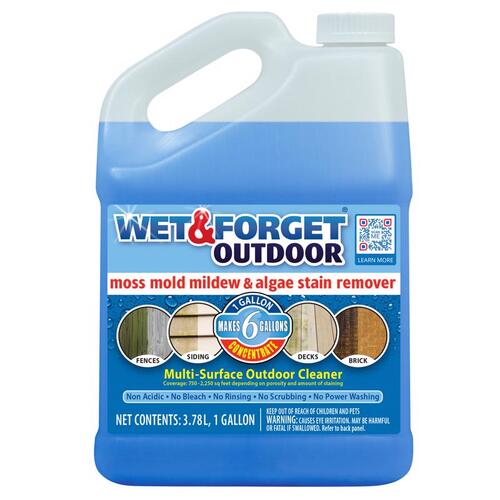 Wet & Forget 800128 Outdoor Cleaner Concentrate 1 gal
