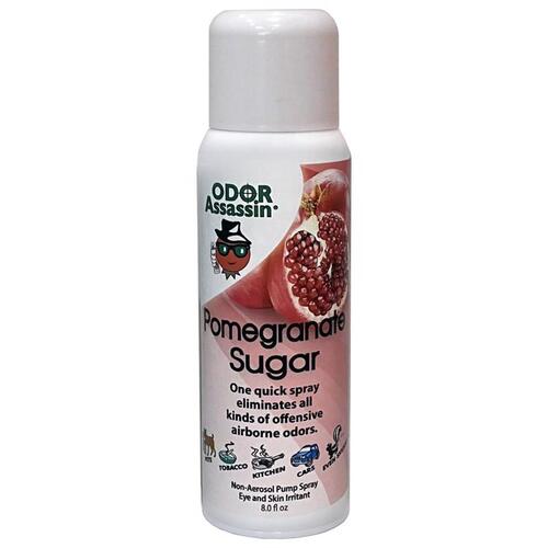 Odor Assassin 128802 Odor Eliminator Mist Pomegranate Sugar Scent 8 oz Liquid