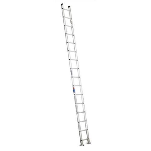 Werner D1516-1 Straight Ladder 16 ft. H Aluminum Type IA 300 lb. capacity