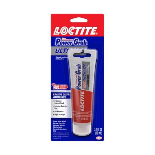 Loctite 2442596 Construction Adhesive Power Grab 2.7 oz Clear