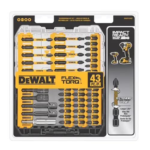 Screwdriving Bit Set FlexTorq Assorted