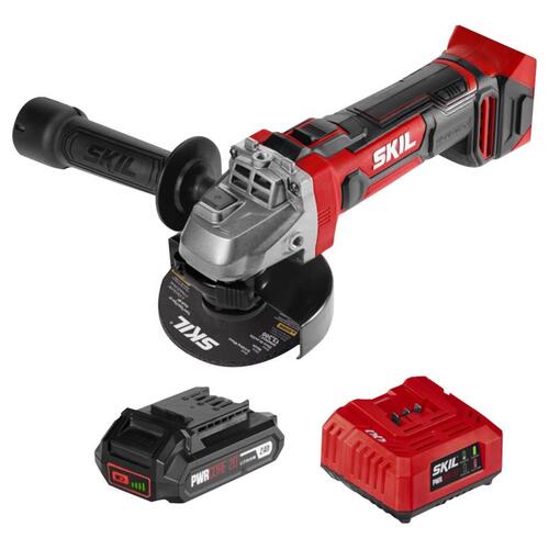 Angle Grinder PWR Core 20 Cordless 4-1/2" Kit (Battery & Charger)