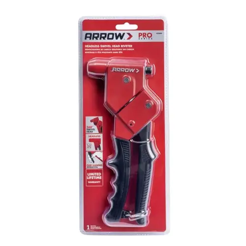 Rivet Tool Metal Headless Black/Red Black/Red
