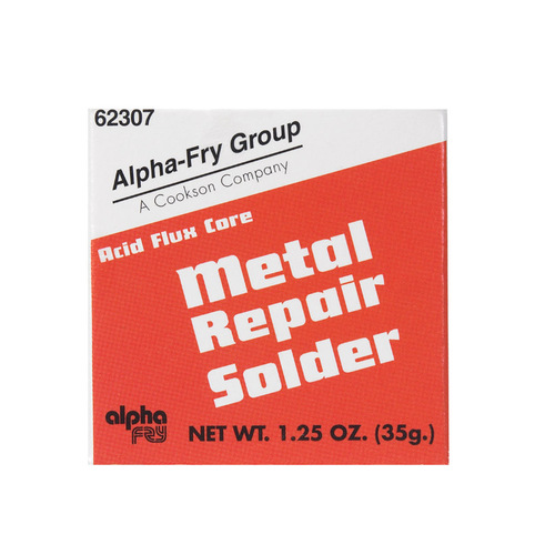 Alpha Fry 62307 Metal Repair Solder 1.25 oz Tin/Lead