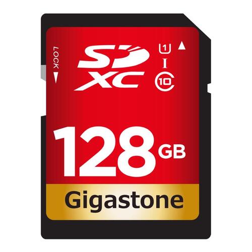 Gigastone SDXC80U1-128-R SDXC Flash Memory Card Prime 128 GB