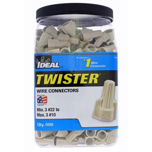 Ideal 30-641J Wire Connectors Twister Tan Tan