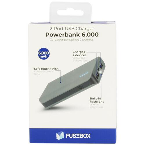 FuseBox 215 9008 FB4 Power Bank 6000 mAh Black