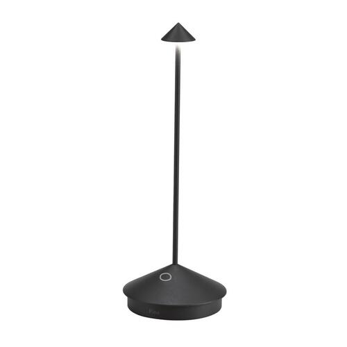 Zafferano LD0650D4 Table Lamp Pina 11.4" Black Black