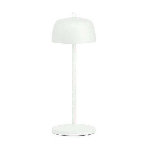 Cordless Desk Lamp Theta 11.8" Matte White Matte