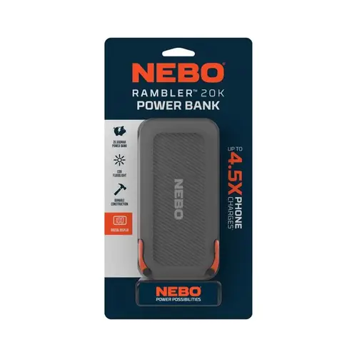 Nebo NEB-PBK-0008 Power Bank Rambler 20000 mAh Black