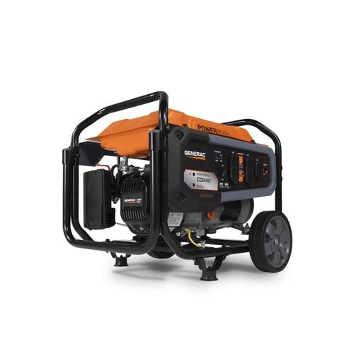Portable Generator PowerRush 3600 W 120 V Gasoline Home Standby Black/Orange