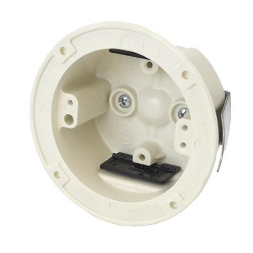 Allied Moulded R9305-SK Ceiling Box Old Work 14 cu in Round Fiberglass Off White Off White