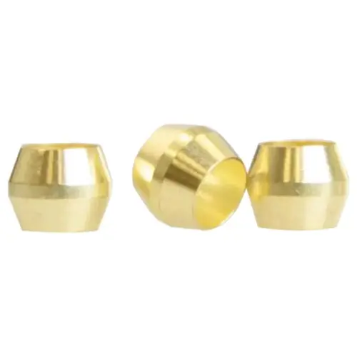 Sleeve 3/16" Compression X 3/16" D Compression Brass - pack of 5