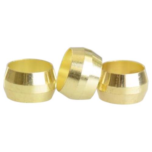 Sleeve 5/16" Compression X 5/16" D Compression Brass - pack of 5