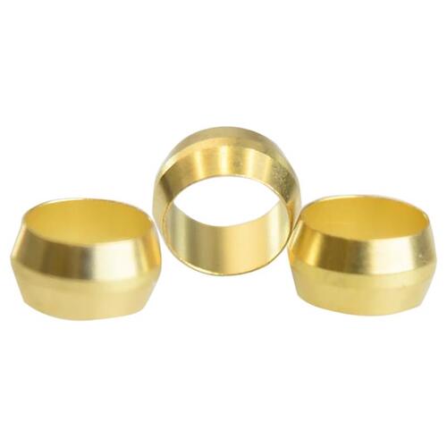 Sleeve 3/8" Compression X 3/8" D Compression Brass - pack of 5