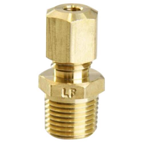 Connector 1/8" Compression X 1/8" D MPT Brass