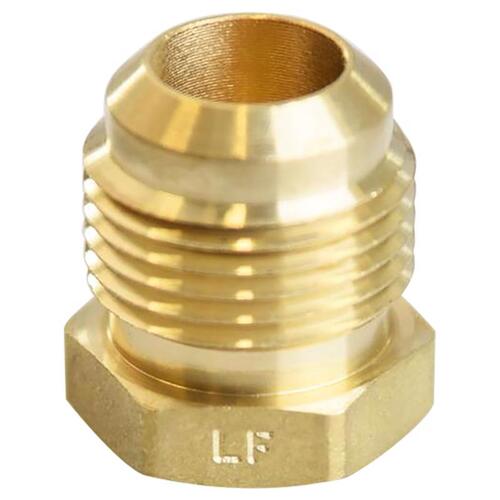 Hex Plug 5/8" Flare Brass