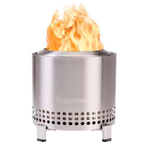 Solo Stove SSMESA-XL-SS Fire Pit with Stand Mesa Stainless Steel Round Wood Pellets