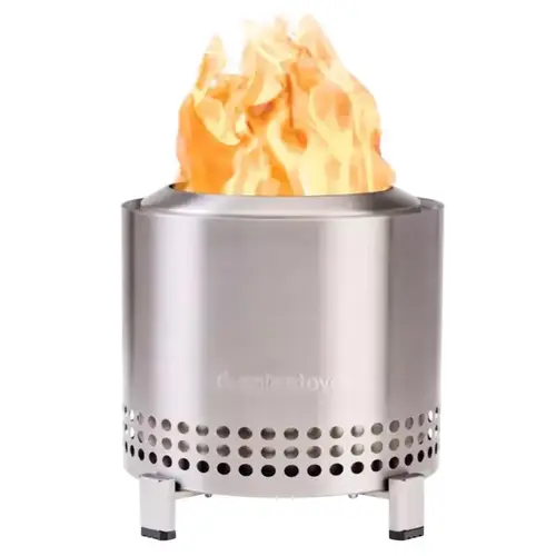 Solo Stove SSMESA-XL-SS Fire Pit with Stand Mesa Stainless Steel Round Wood Pellets