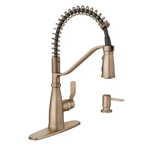 Pull-Down Kitchen Faucet Nolia One Handle Bronzed Gold Bronzed Gold