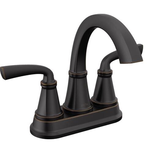 Delta 25864LF-OB Centerset Bathroom Sink Faucet Geist Oil Rubbed Bronze 4" Oil Rubbed Bronze