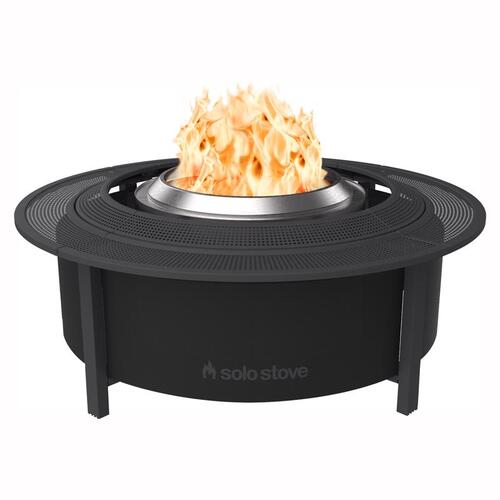 Solo Stove FPSURROUND-LG Fire Pit Stand Stainless Steel 20.5" H X 52.6" W X 52.6" D Black