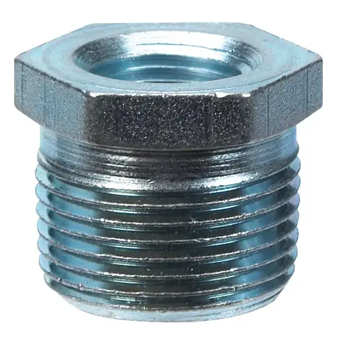 Hex Bushing oration 1/2" MPT X 1/8" D MPT Galvanized - pack of 5