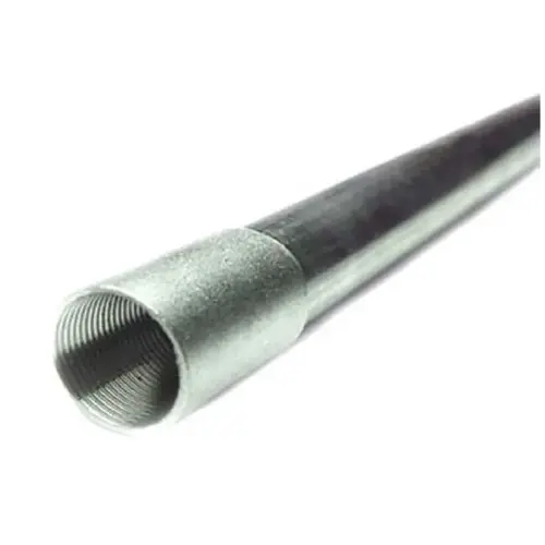 Pipe United & Steel 1-1/2" D X 21 ft. L Galvanized Steel Silver