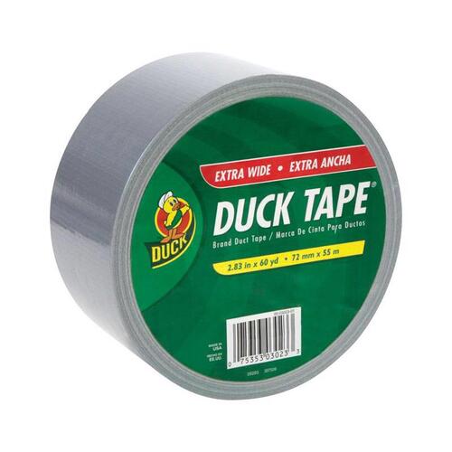 DUCK 675586 Duct Tape 2.83" W X 60 yd L Gray Gray