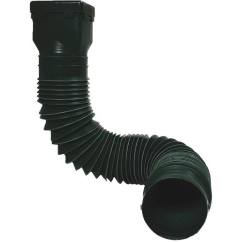 Downspout Extension 55" H X 3" W X 4" L Green Plastic Green - pack of 15
