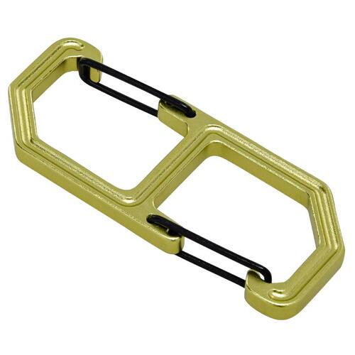 S-Biner Apex Aluminum Black/Green Clip/Hook Black/Green