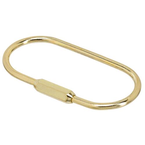 Hillman 9985051 Key Ring Sanitas Brass Gold Gold