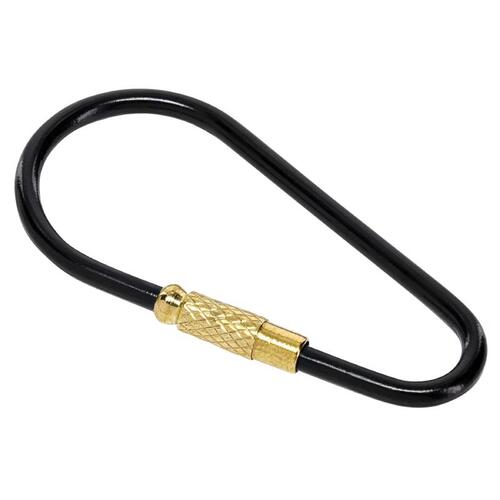 Key Ring Sanitas Brass Black/Gold Black/Gold