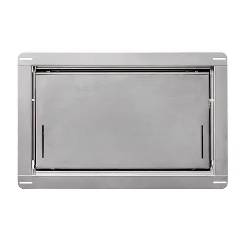 Flood Vent 8.5" H X 14.5" W Silver Stainless Steel Silver