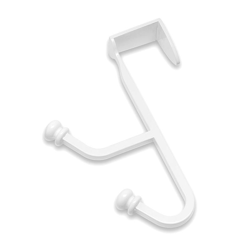 Whitmor 6022-543 Closet Hook 6.13" H X 1.0" W X 4.63" L Vinyl Coated Steel White