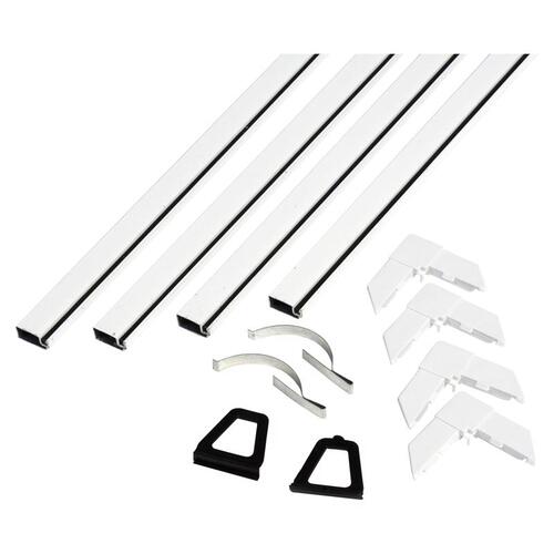 Screen Frame Kit Gloss White Aluminum Gloss