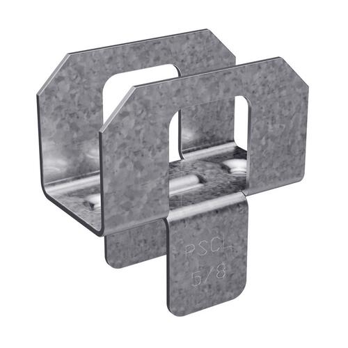 Simpson Strong-Tie PSCL 5/8-R50 Panel Sheathing Clip Galvanized Silver Steel Galvanized