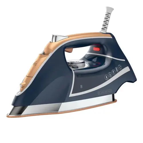 Black & Decker D3300 Steam Iron Elite Pro Blue/Silver