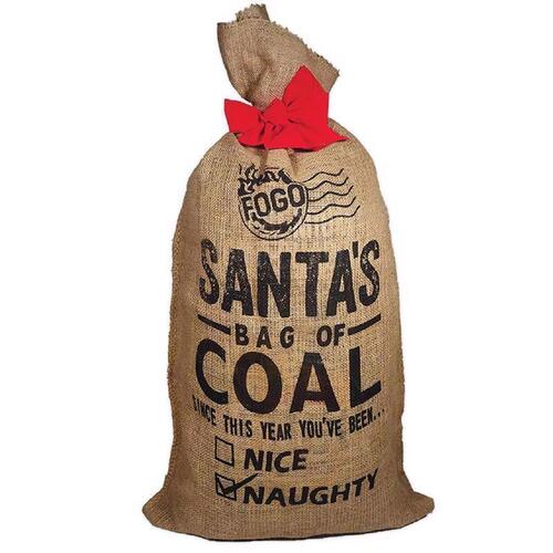 Fogo SB8 Gift Bag Brown Santa's Bag of Coal Brown