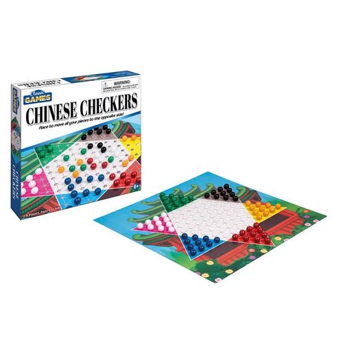 Chinese Checkers Classic Games Multicolored Multicolored - pack of 12