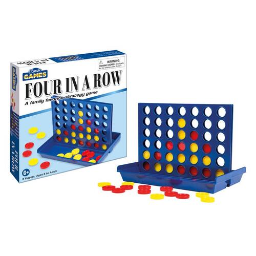 Four in a Row Classic Games Multicolored Multicolored - pack of 12