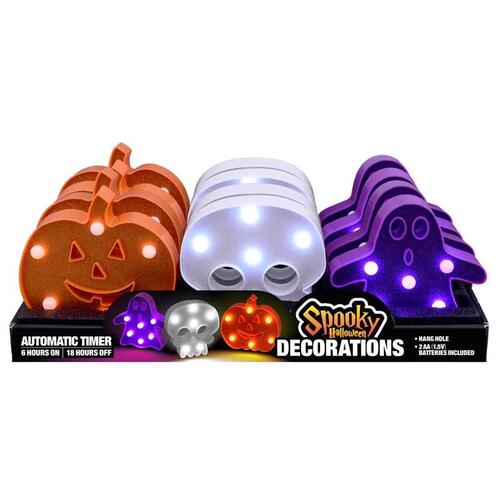 Magic Seasons 702929 Halloween Decor 4.5" LED Spooky